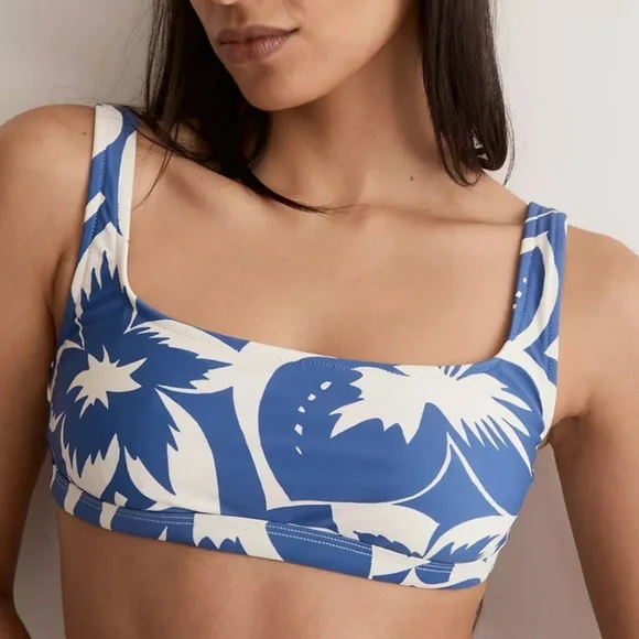 Madewell Second Wave Balconette Bikini Top in Tropicale Floral - Picture 2 of 7